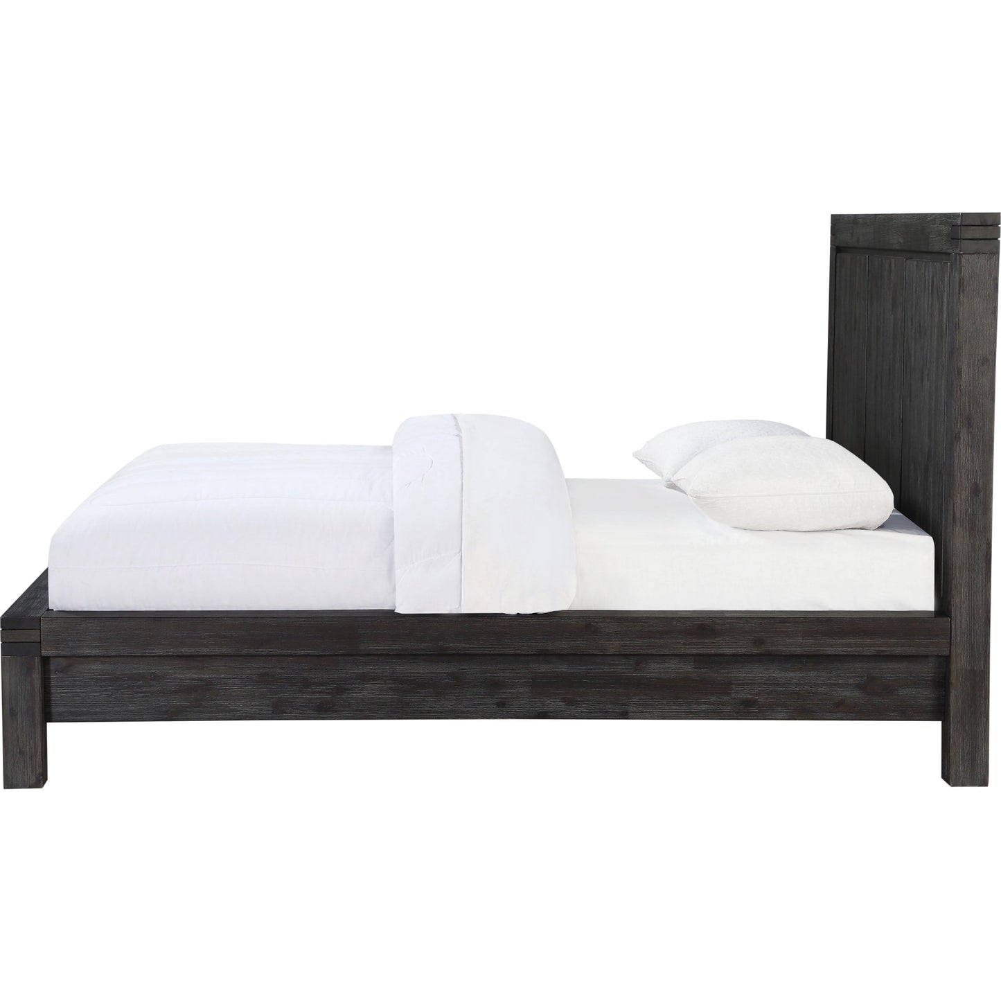 Meadow Solid Wood Platform Bed in Graphite