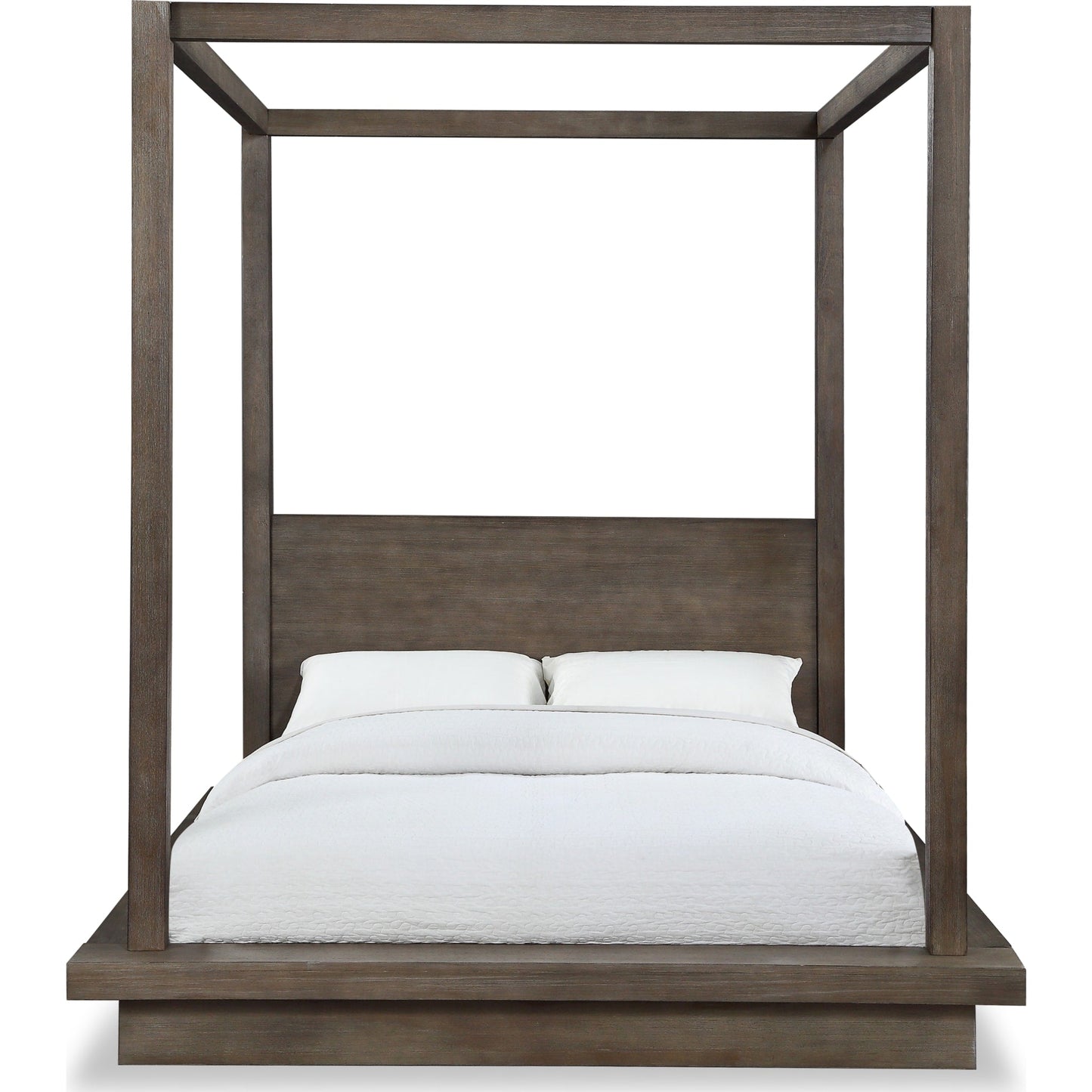 Melbourne Wood Canopy Bed in Dark Pine