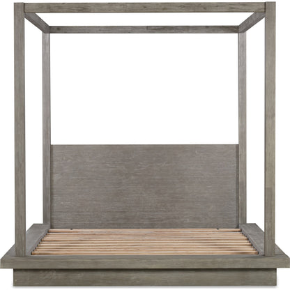 Melbourne Wood Canopy Bed in Mineral