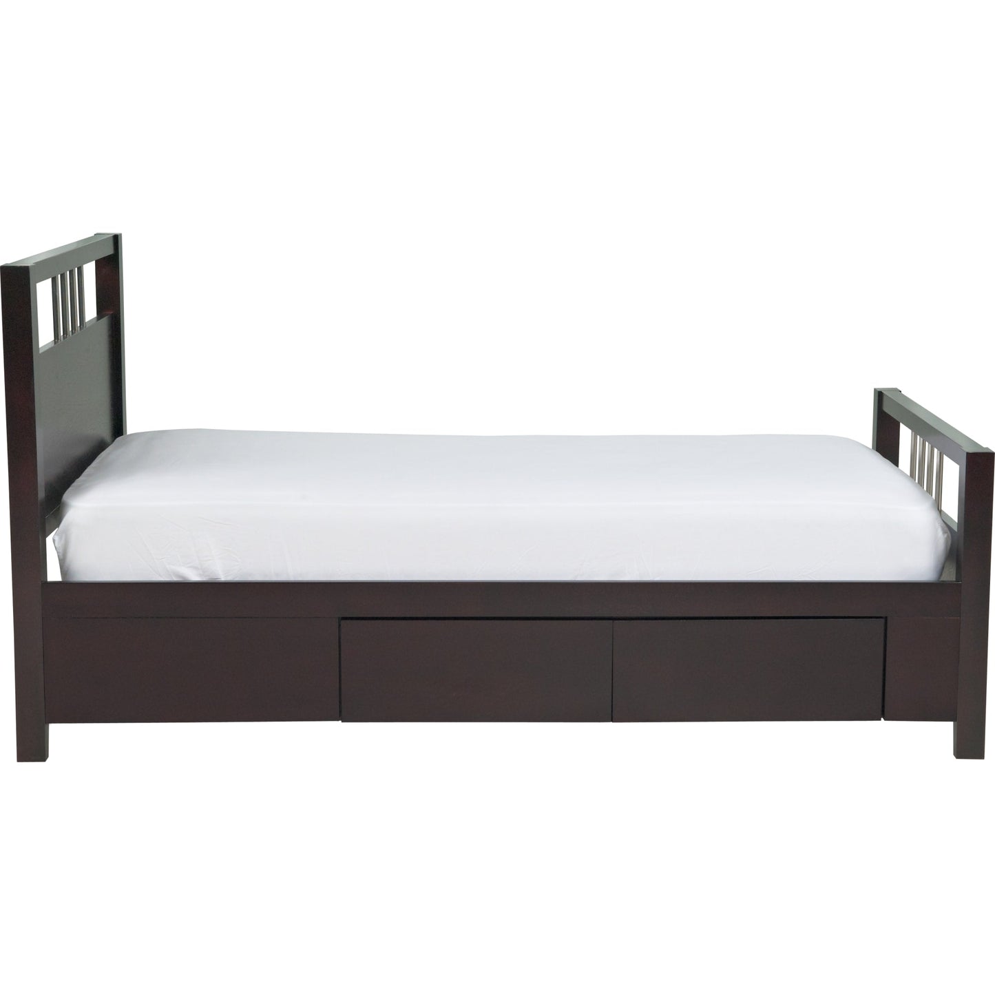 Nevis Platform Storage Bed in Espresso