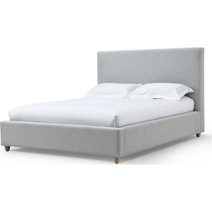 Olivia Upholstered Platform Bed in Linen (2026)