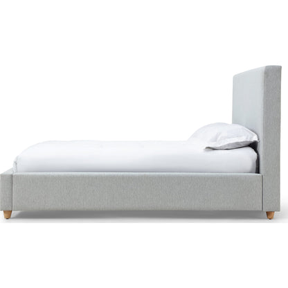 Olivia Upholstered Platform Bed in Linen (2026)