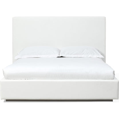 One Upholstered Footboard Storage Bed in Pearl (2026)