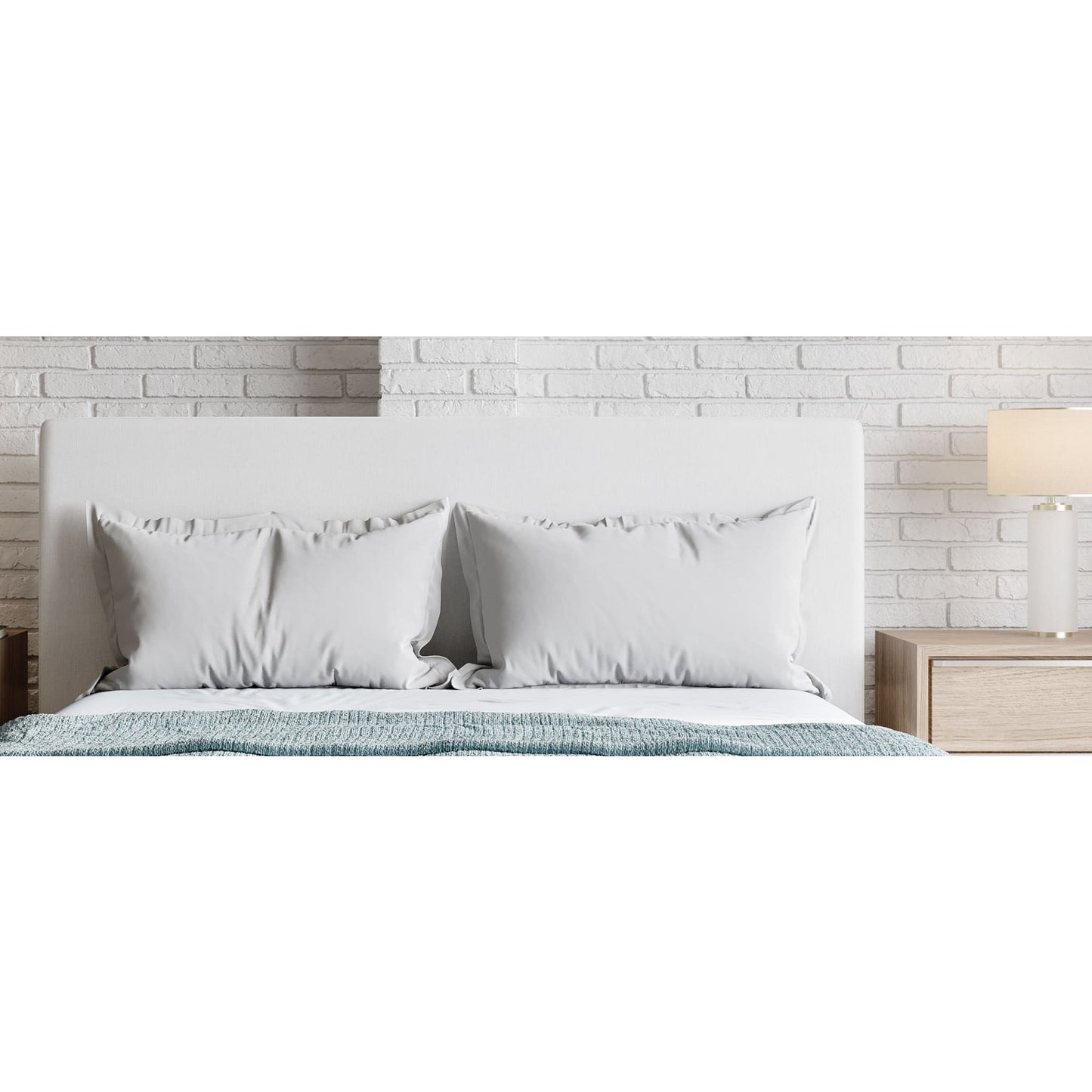 One Upholstered Footboard Storage Bed in Pearl (2026)