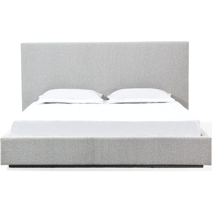 One Upholstered Platform Bed in Cotton Ball Boucle (2026)