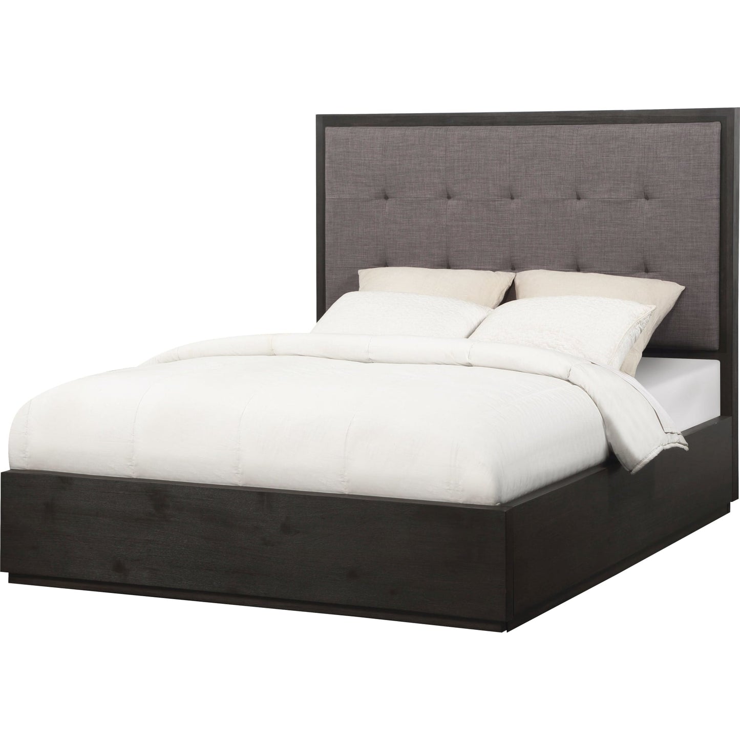 Oxford Upholstered Footboard Storage Bed in Dolphin