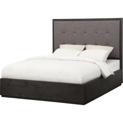 Oxford Upholstered Footboard Storage Bed in Dolphin