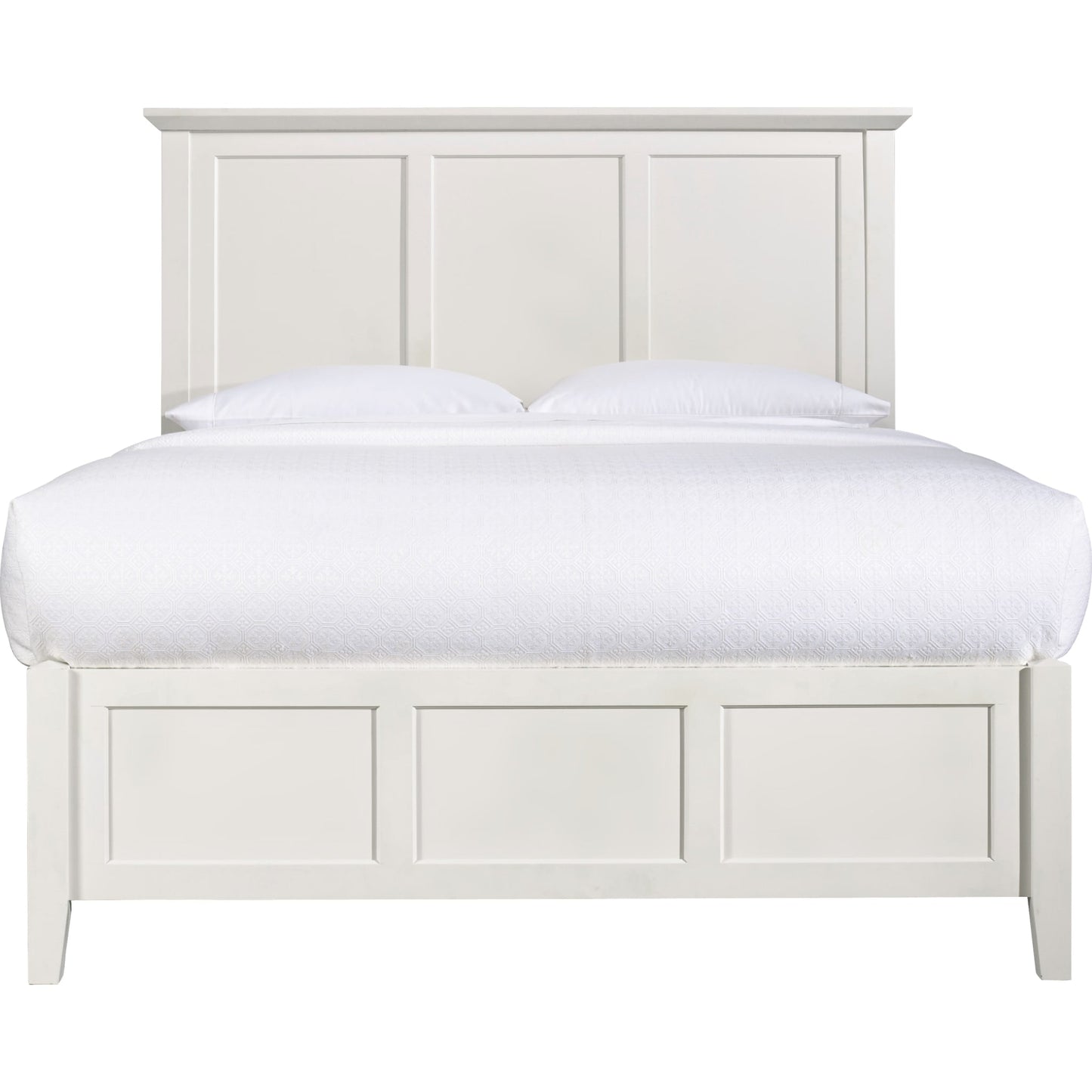 Paragon Four Drawer Wood Storage Bed in White