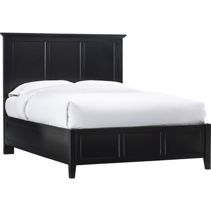 Paragon Wood Panel Bed in Black