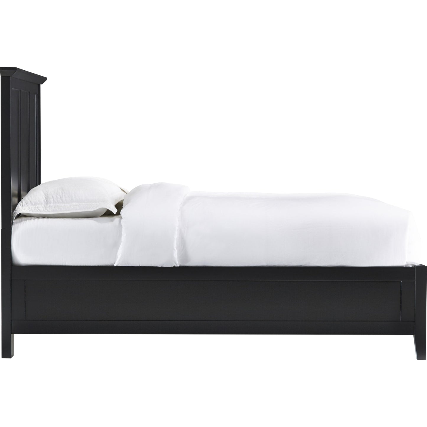 Paragon Wood Panel Bed in Black
