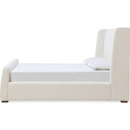 Presley Upholstered Wingback Platform Bed in Cottage Cheese Boucle (2026)