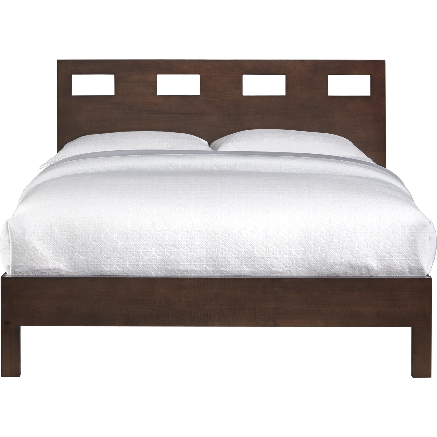 Riva Wood Bed in Chocolate Brown