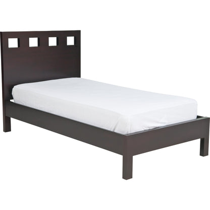 Riva Wood Platform Bed in Espresso
