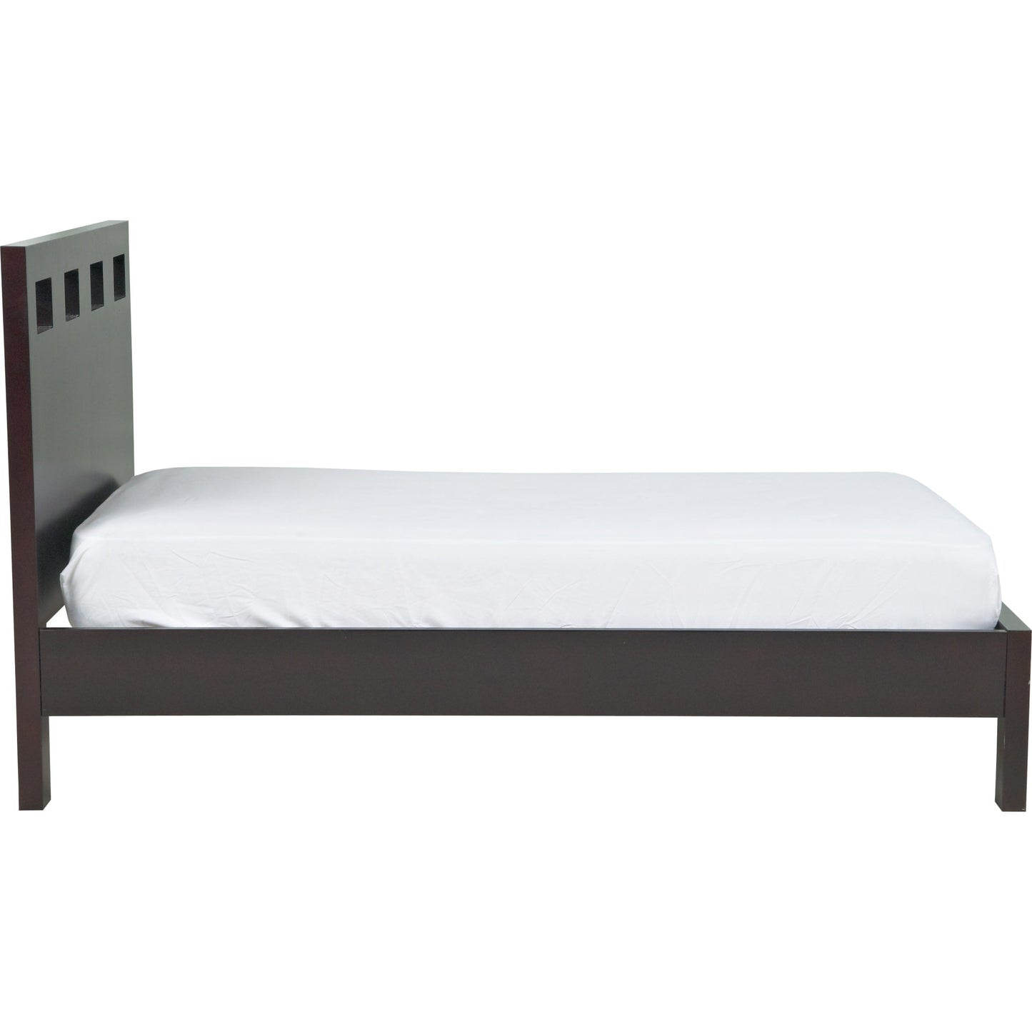Riva Wood Platform Bed in Espresso