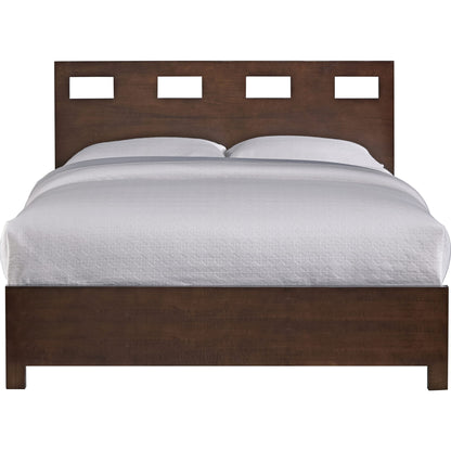 Riva Wood Storage Bed in Chocolate Brown