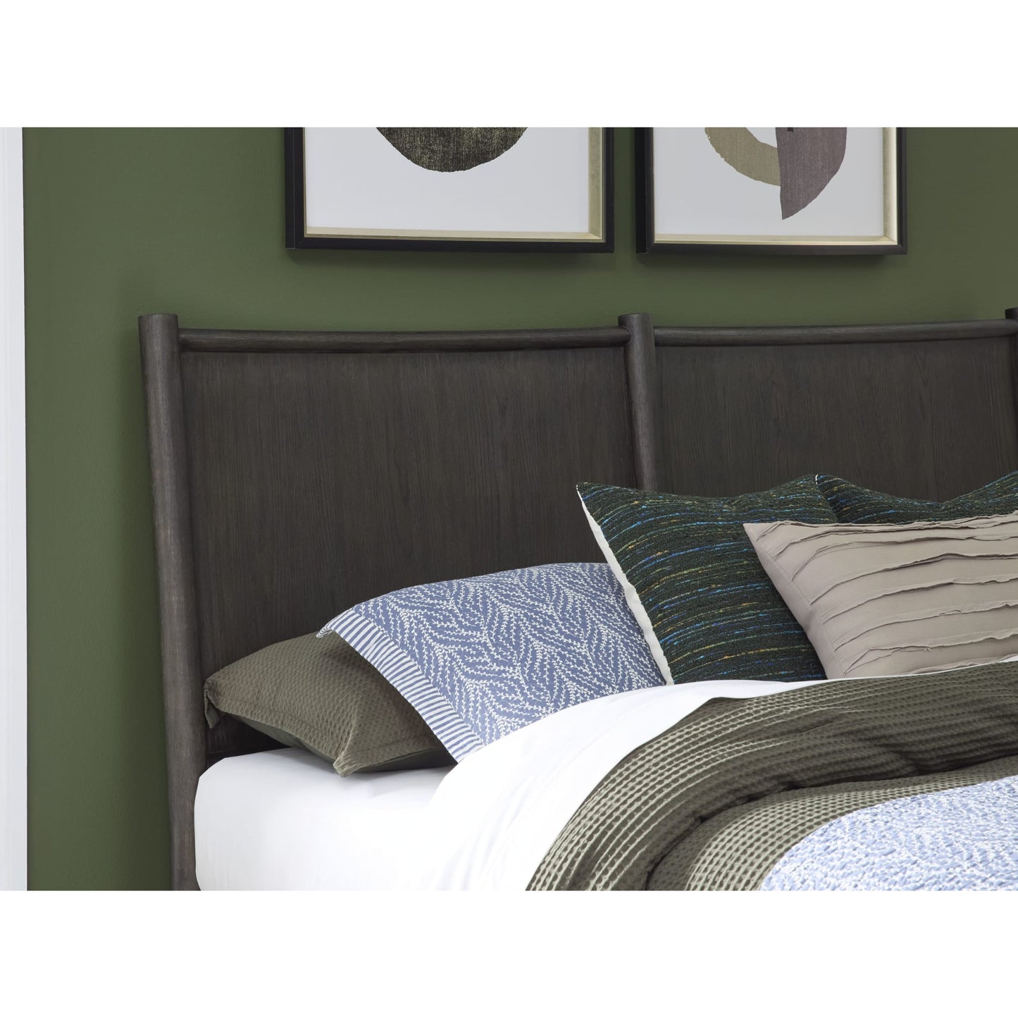 Rockport Oak Wood Platform Bed in Yin