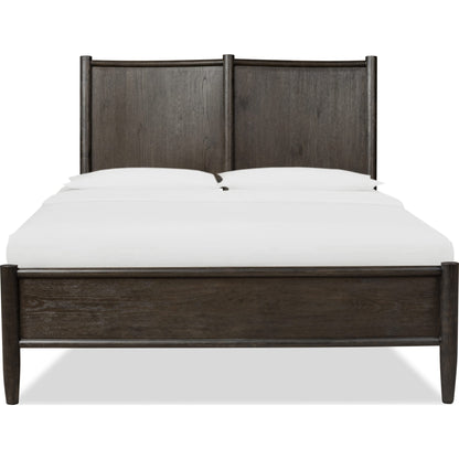 Rockport Oak Wood Platform Bed in Yin