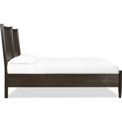 Rockport Oak Wood Platform Bed in Yin