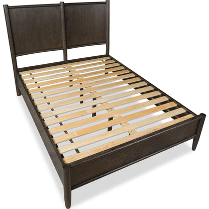 Rockport Oak Wood Platform Bed in Yin