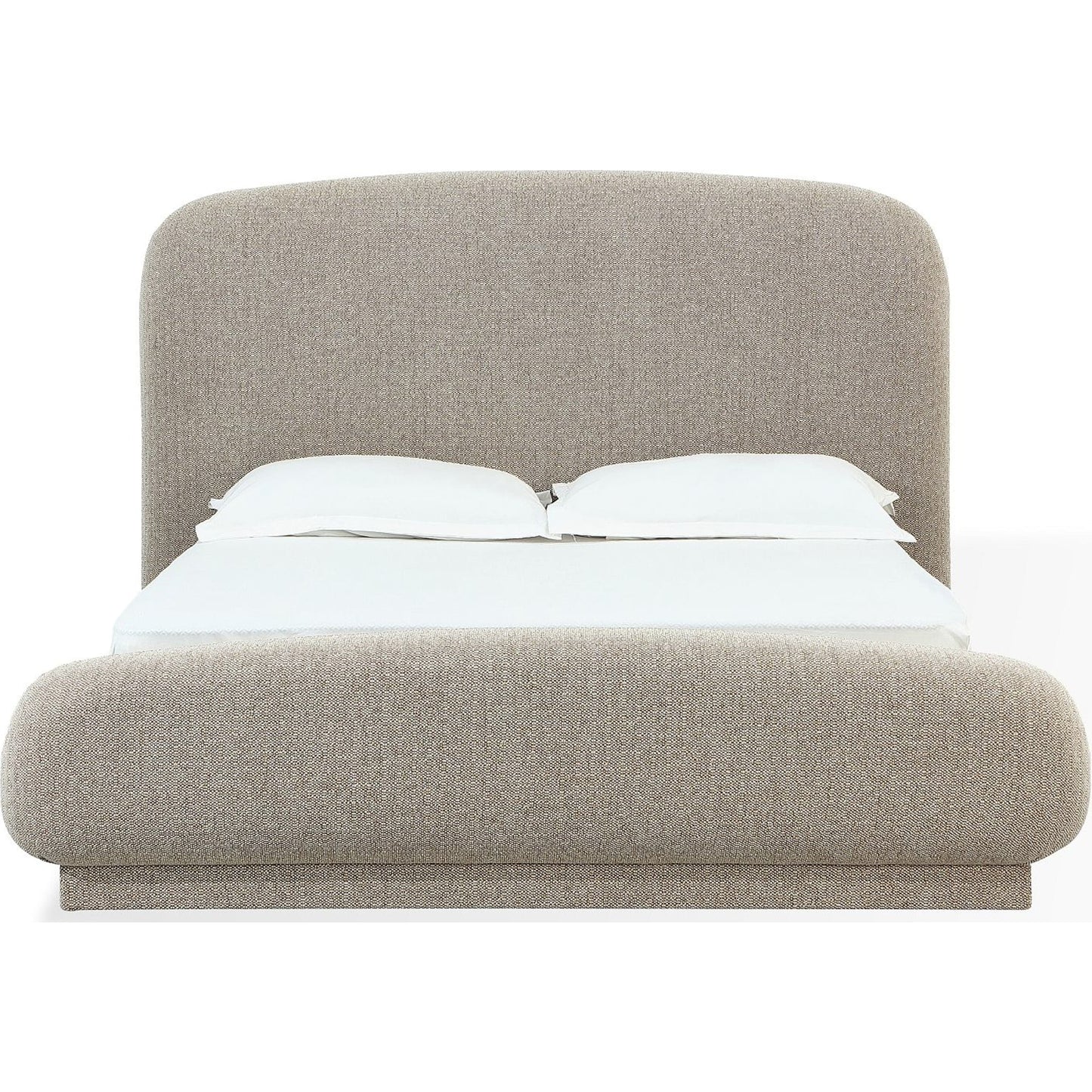 Tirimbina Chenille Upholstered Platform Bed in Hyena