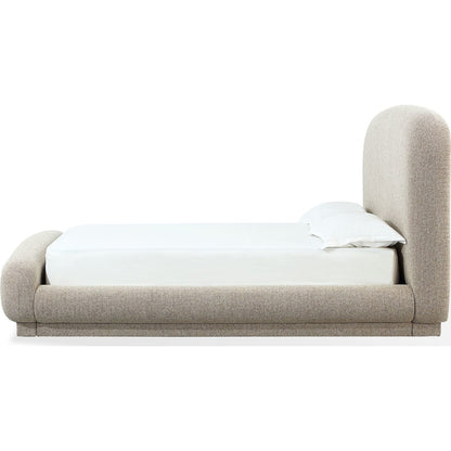 Tirimbina Chenille Upholstered Platform Bed in Hyena