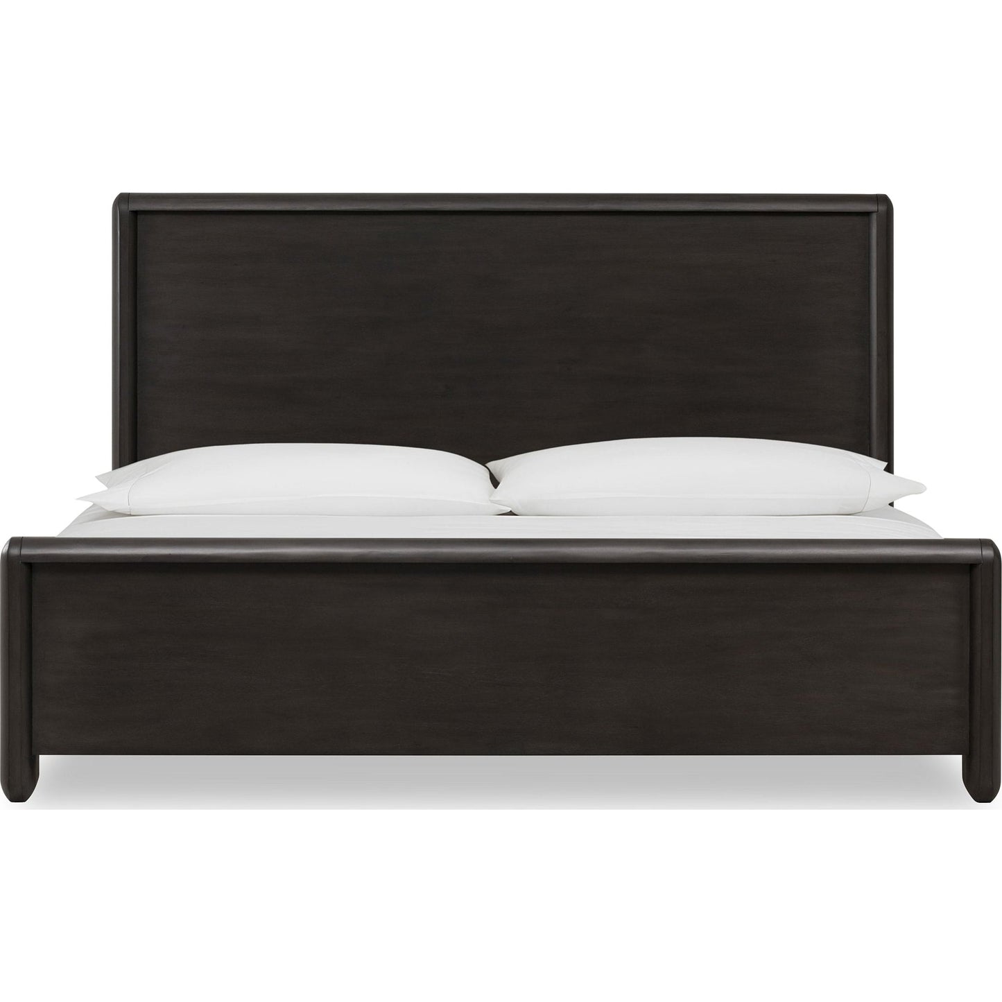 Xolani Acacia Wood Platform Bed in Jaguar