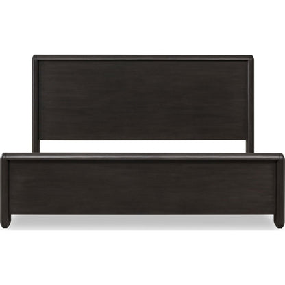 Xolani Acacia Wood Platform Bed in Jaguar
