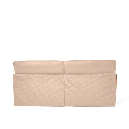 Adagio Rose Gold Luxury Sofa Set in Dark Beige