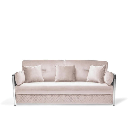 Adagio Silver Beige Sofa Set