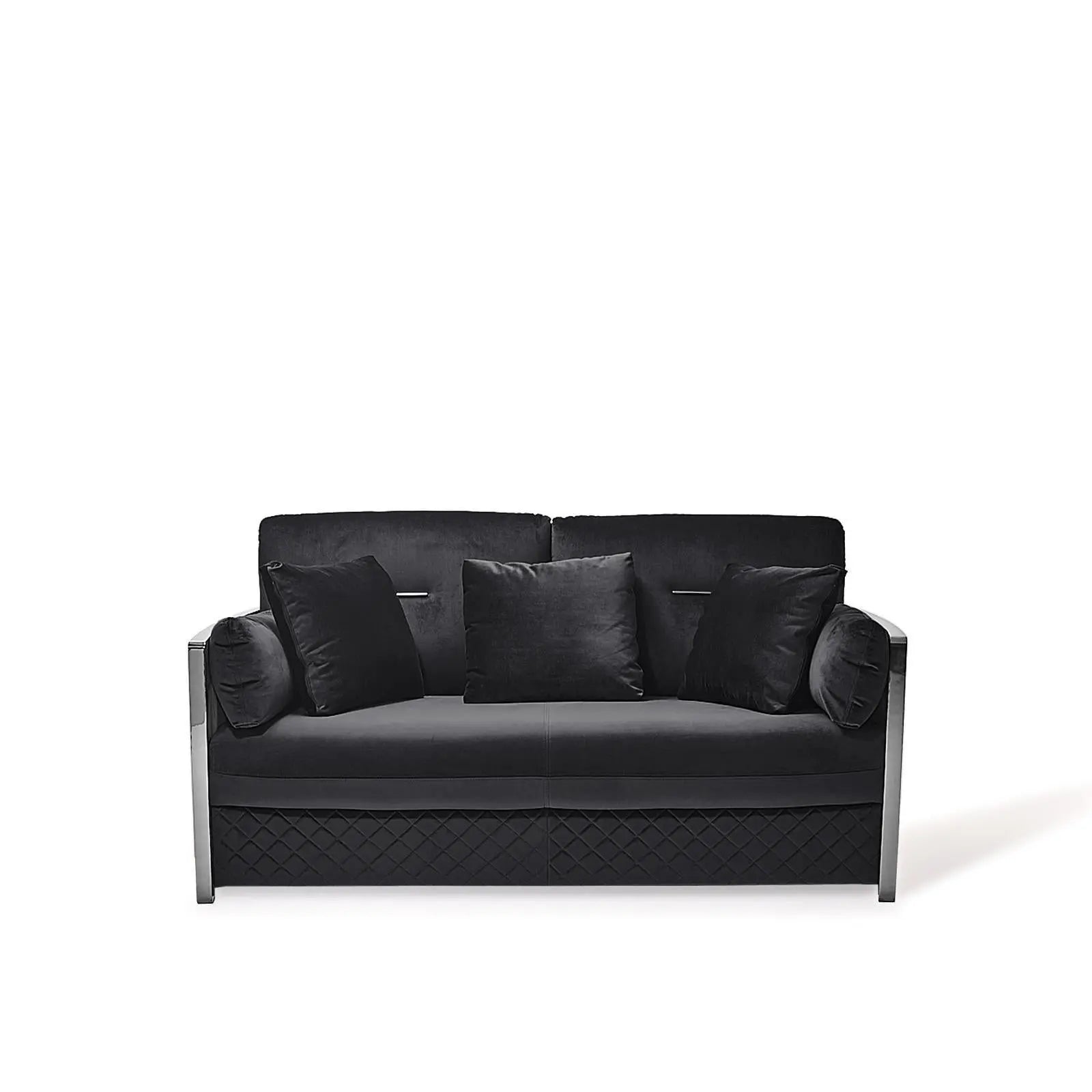 Adagio Silver Black Stylish Sofa Set