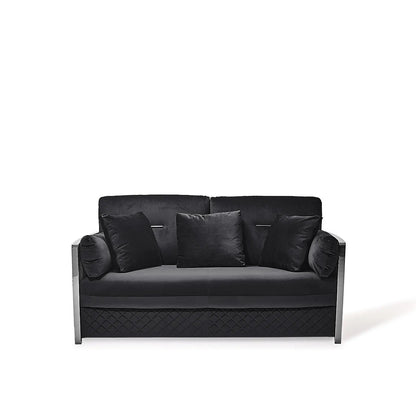 Adagio Silver Black Stylish Sofa Set