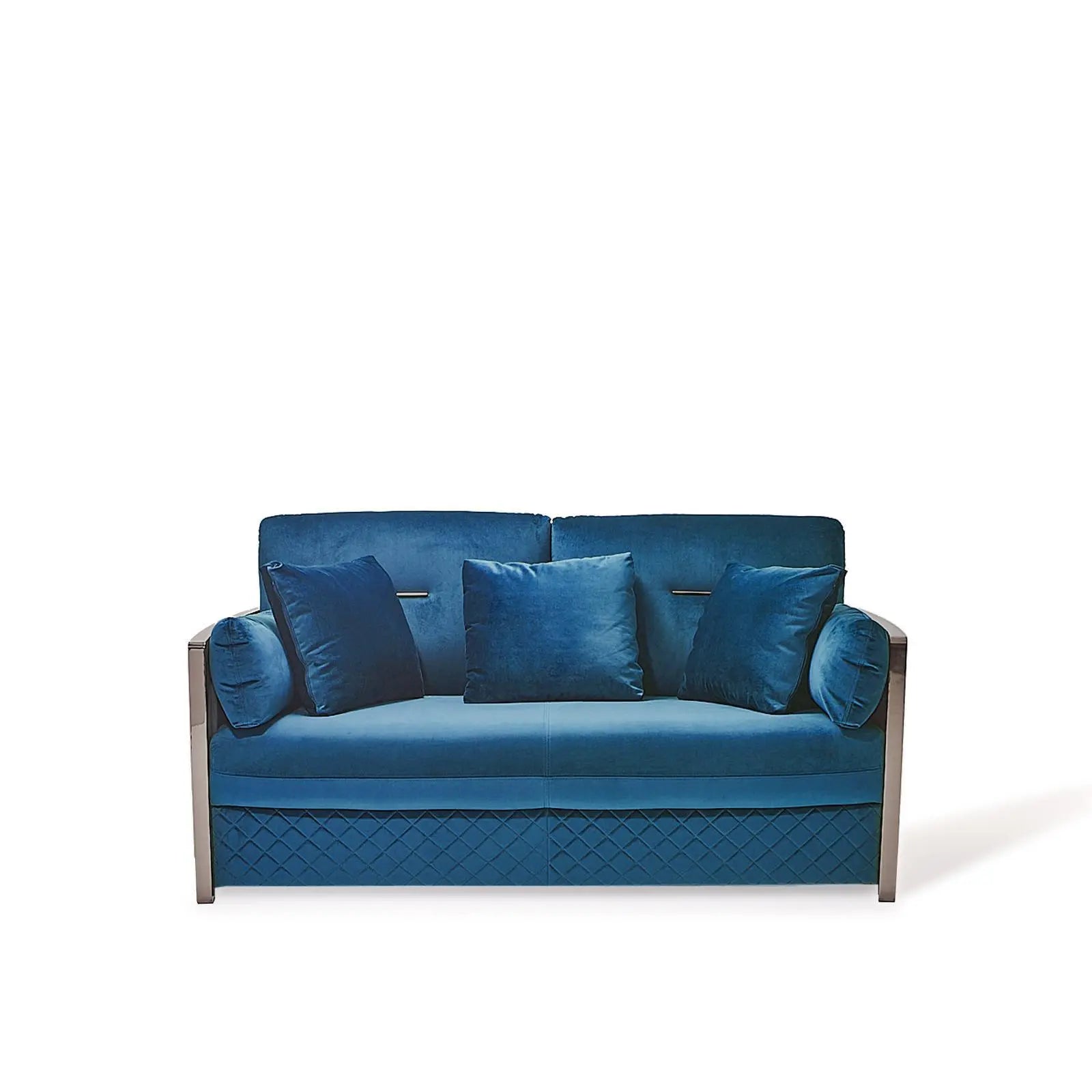 Adagio Silver Dark Blue Stylish Sofa Set