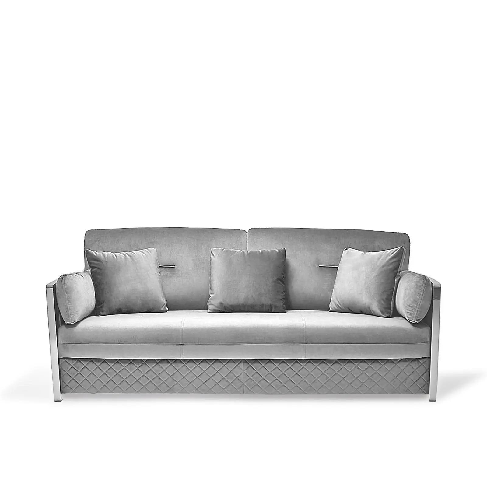 Adagio Silver Gray Luxury Sofa Set
