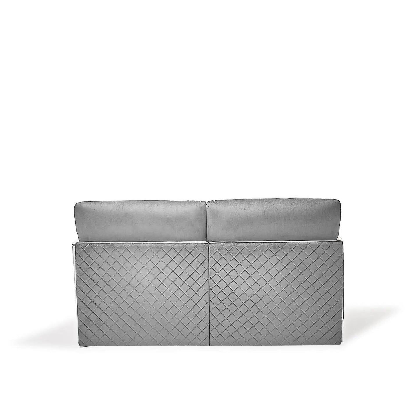 Adagio Silver Luxury Sofa Set in Gray