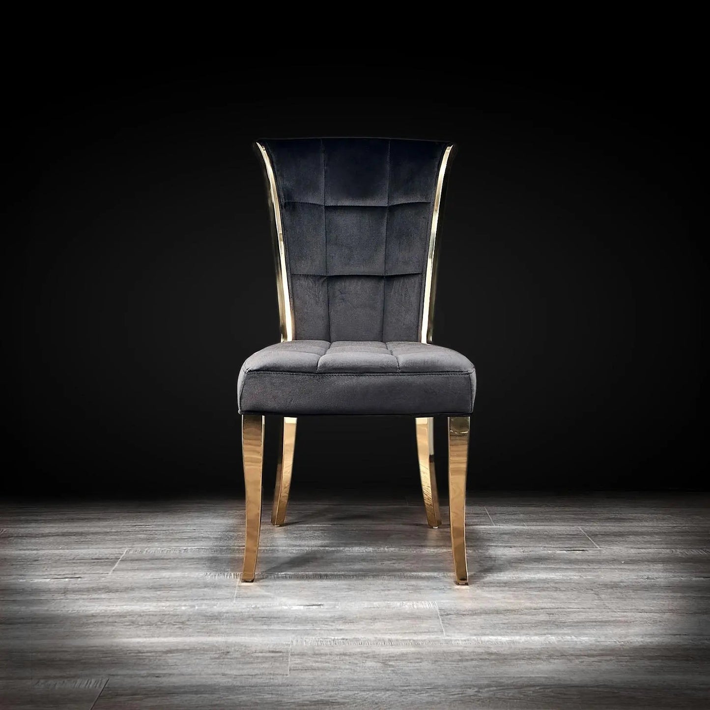 Alanso Gold Modern Dining Chair