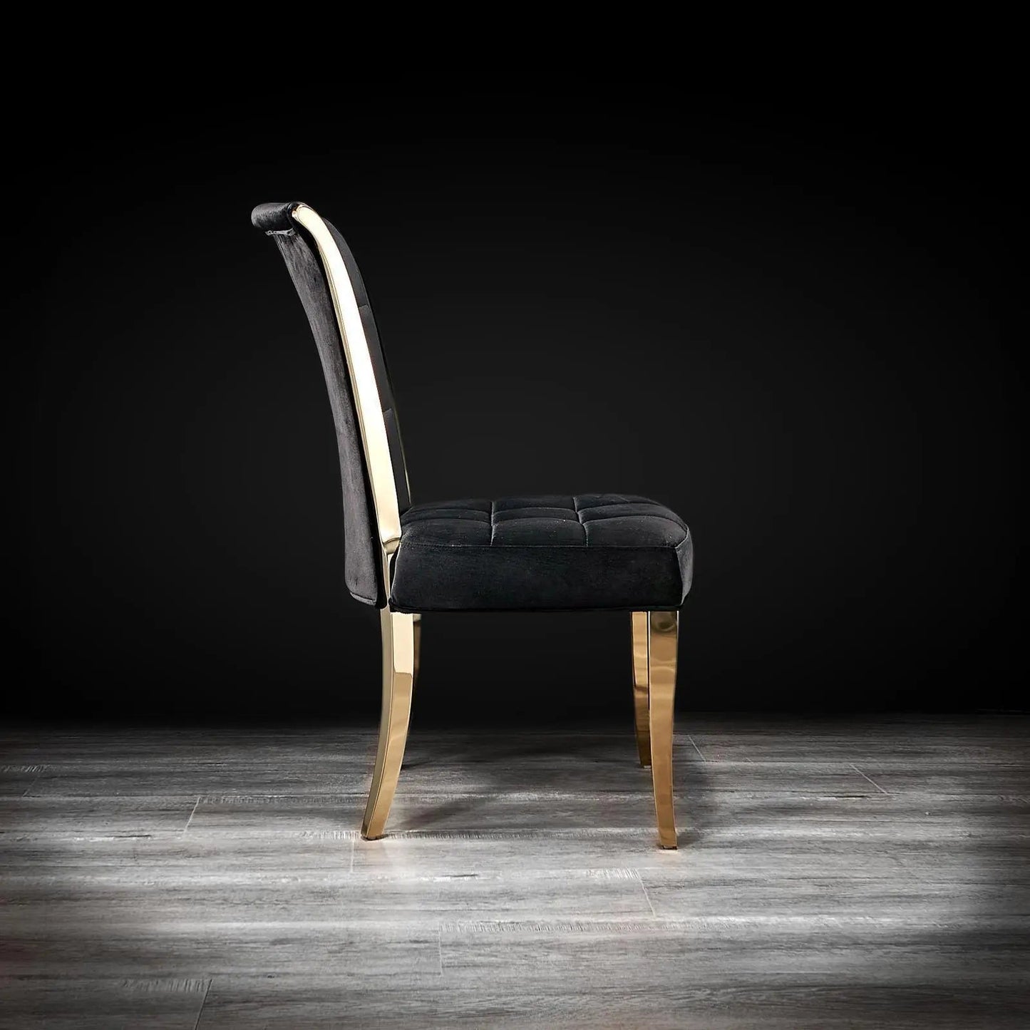 Alanso Gold Modern Dining Chair