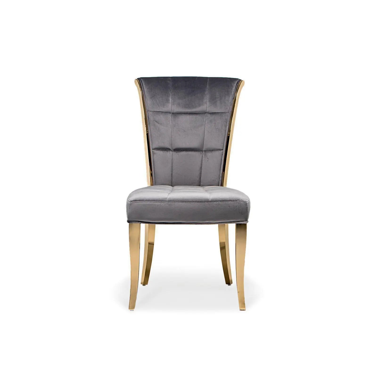 Alanso Gold Gray Dining Chair
