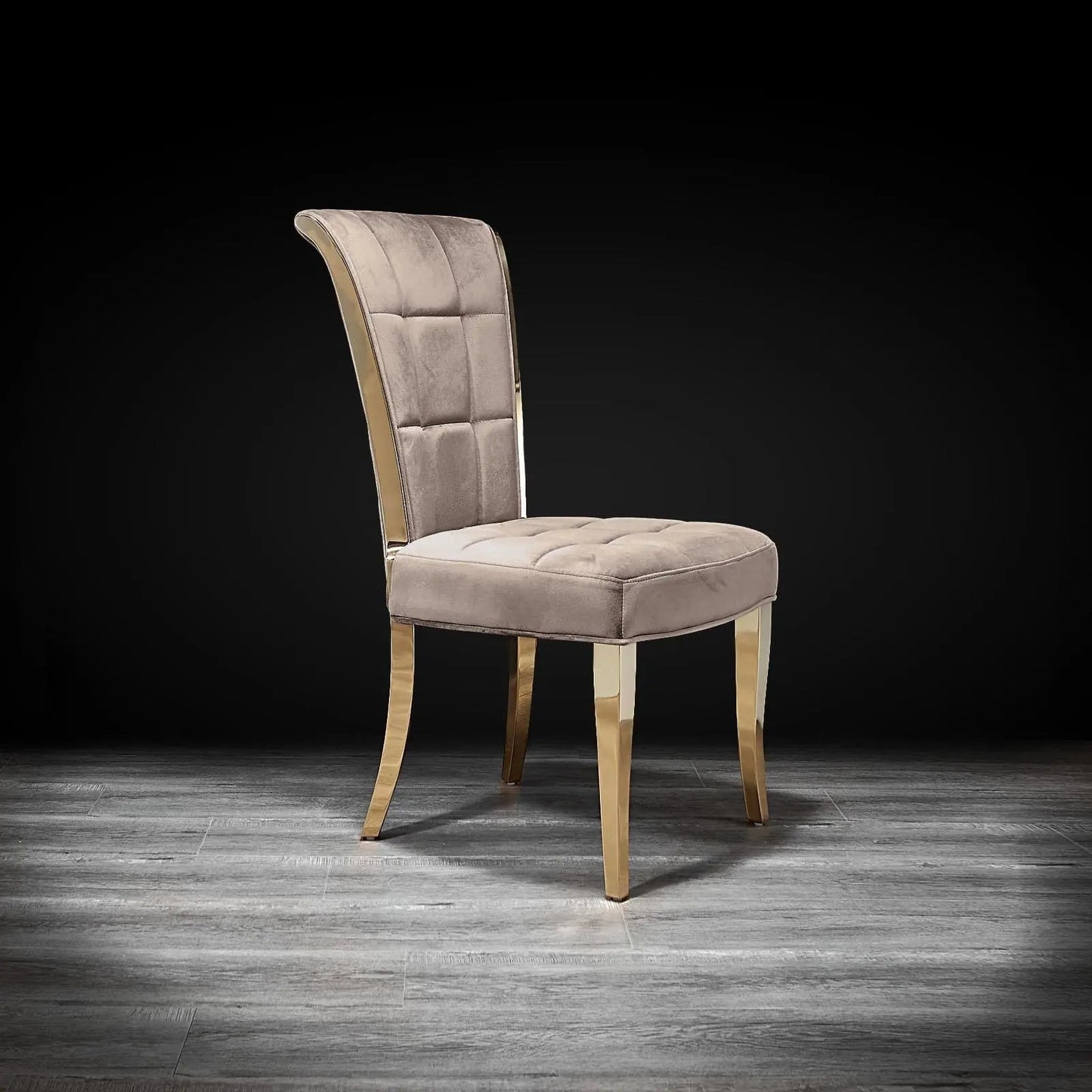 Alanso Gold Modern Dining Chair