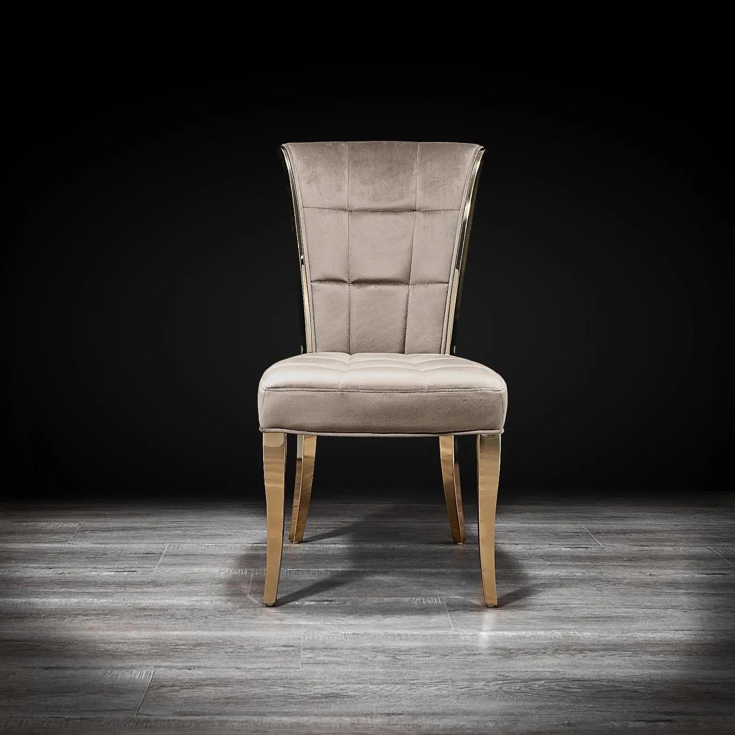 Alanso Gold Modern Dining Chair