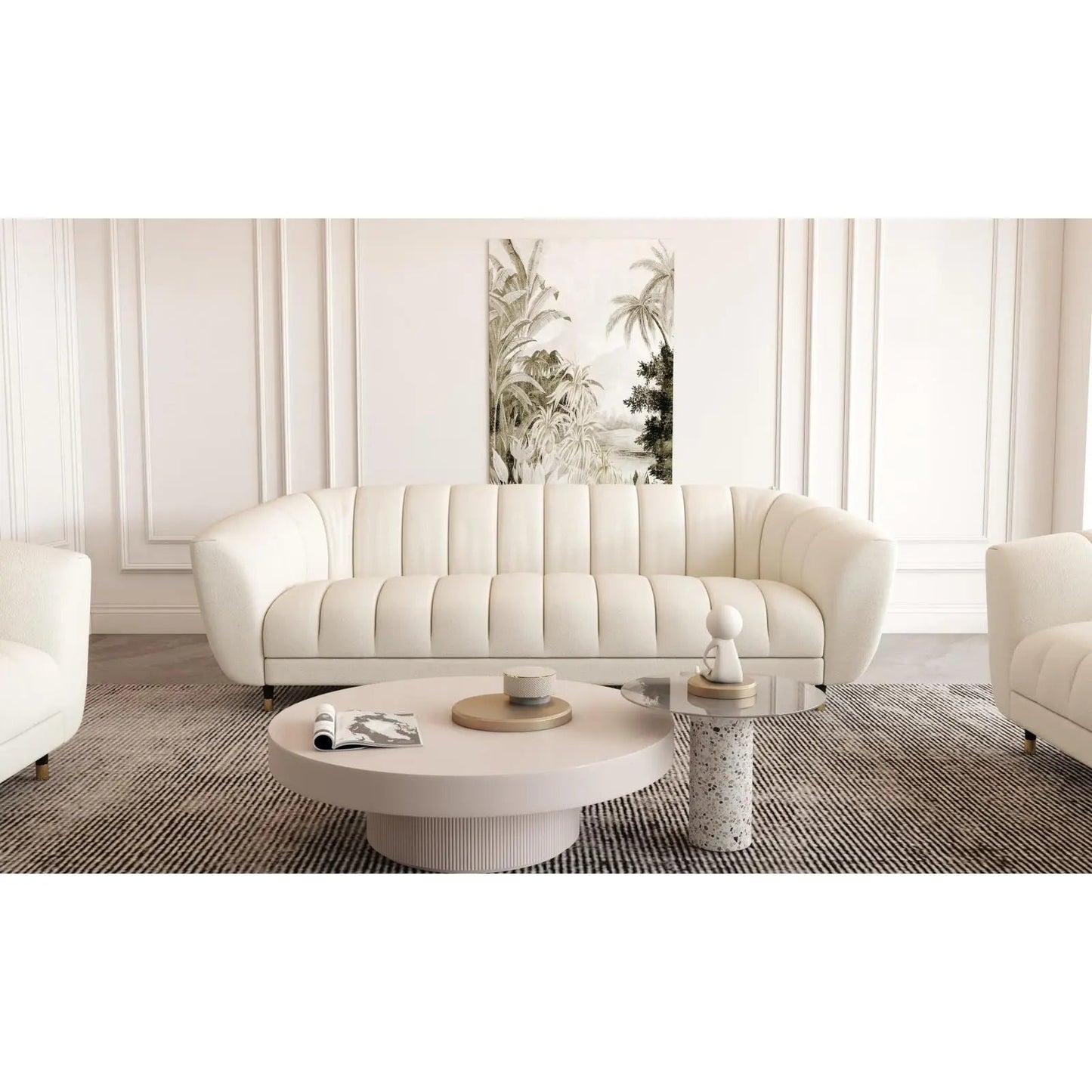 Alessandro Modern Sofa Set – White