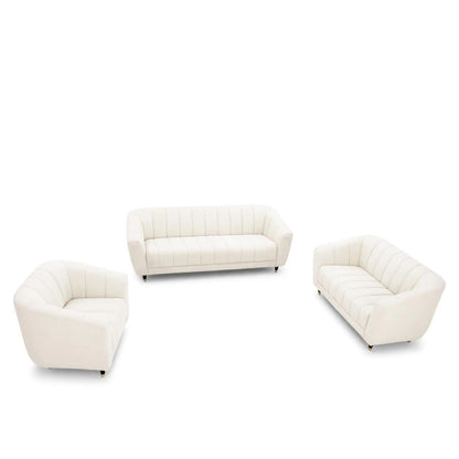 Alessandro Modern Sofa Set – White