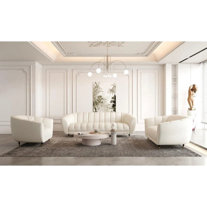 Alessandro Modern Sofa Set – White