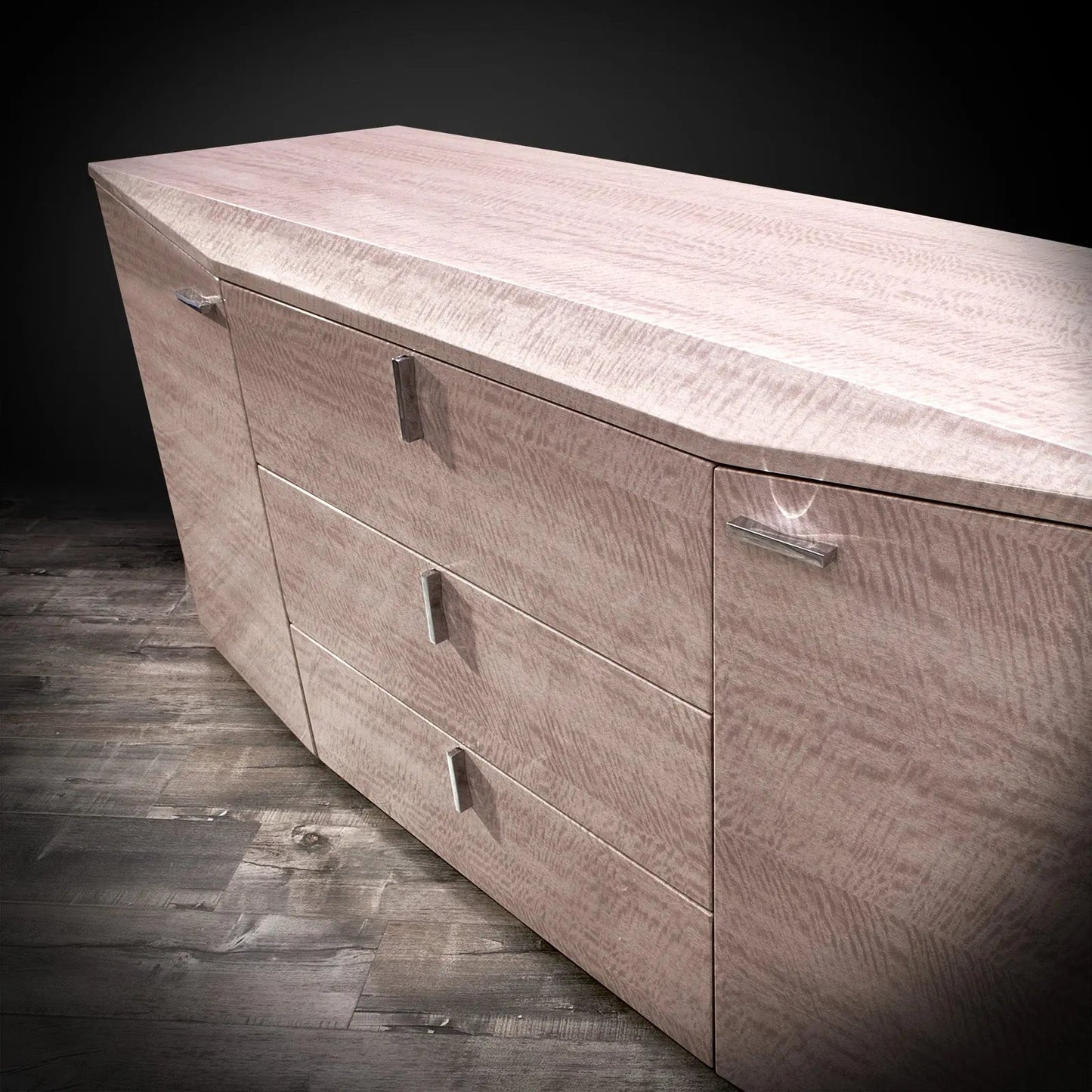 Amalfi Mid-Century Lacquered Buffet Table