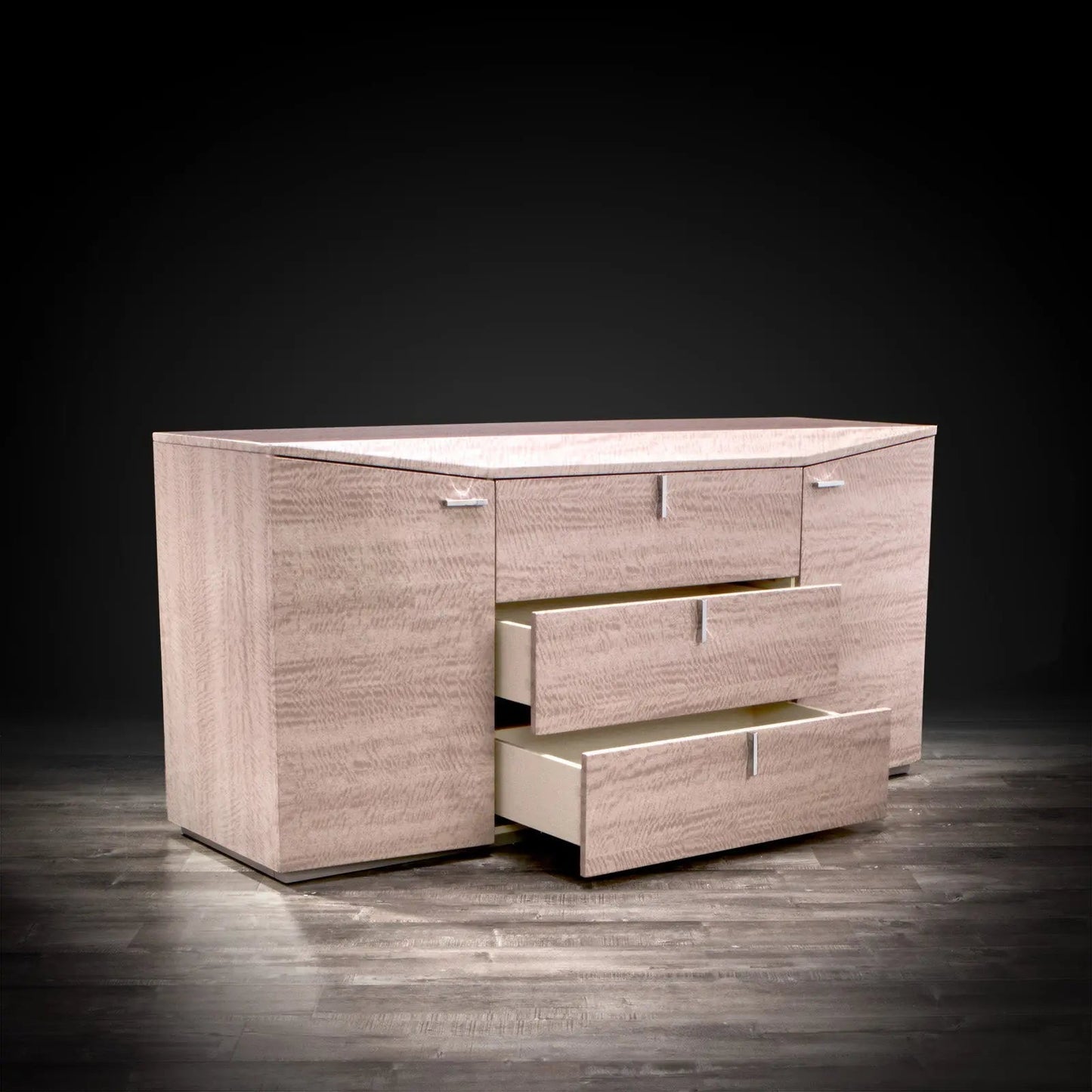 Amalfi Mid-Century Lacquered Buffet Table