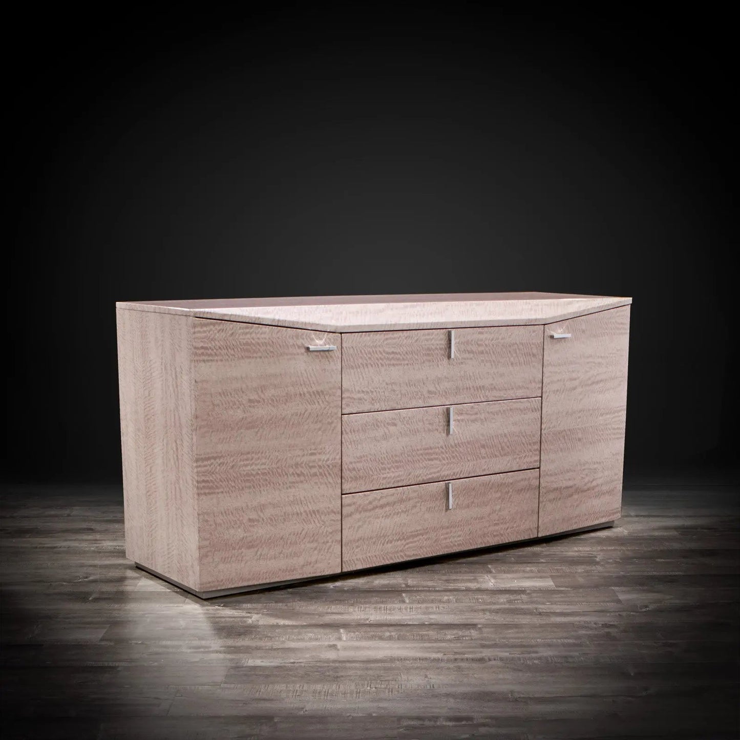 Amalfi Mid-Century Lacquered Buffet Table