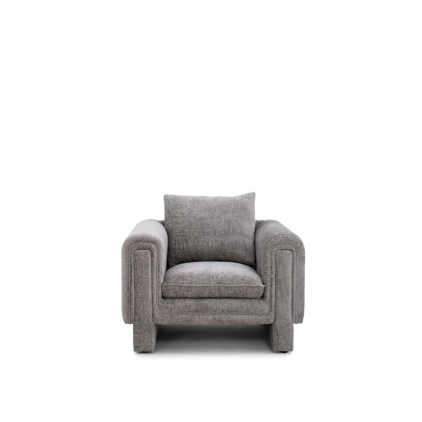 Andrea Dark Gray Modern Sofa Set