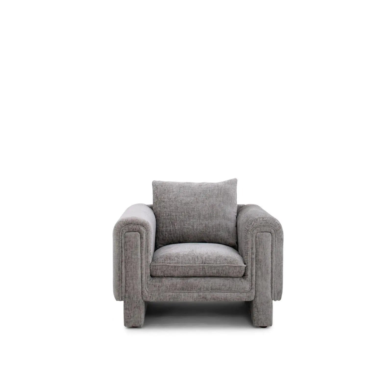 Andrea Dark Gray Modern Sofa Set
