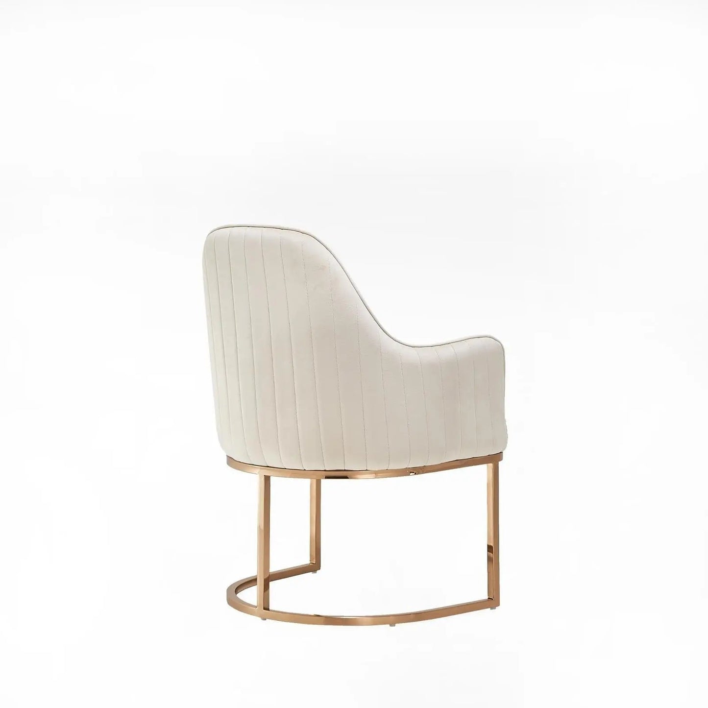 Andria Rose Gold Stylish Dining Chair