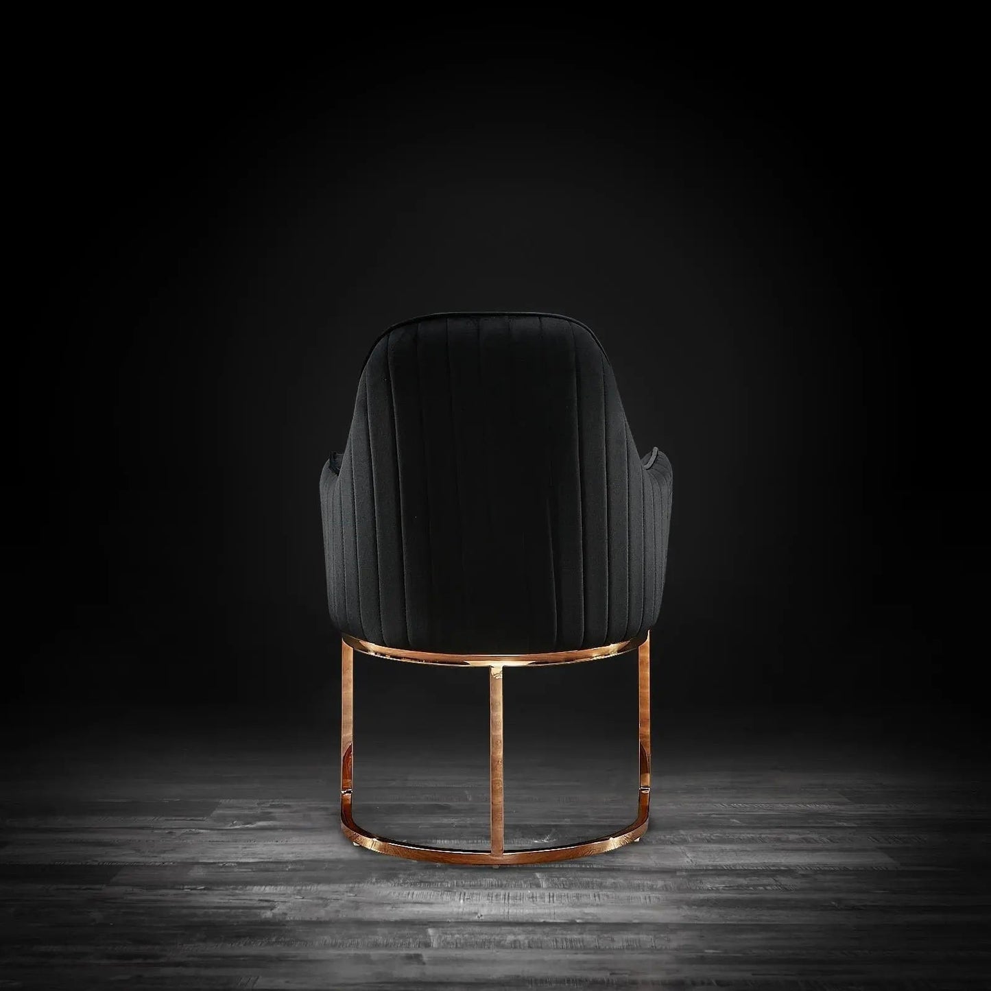 Andria Rose Gold Stylish Dining Chair