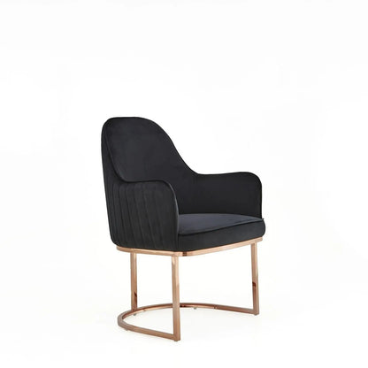 Andria Rose Gold Stylish Dining Chair